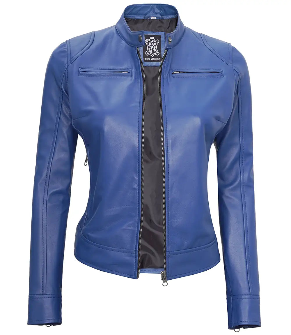 veste dodge bleu femme