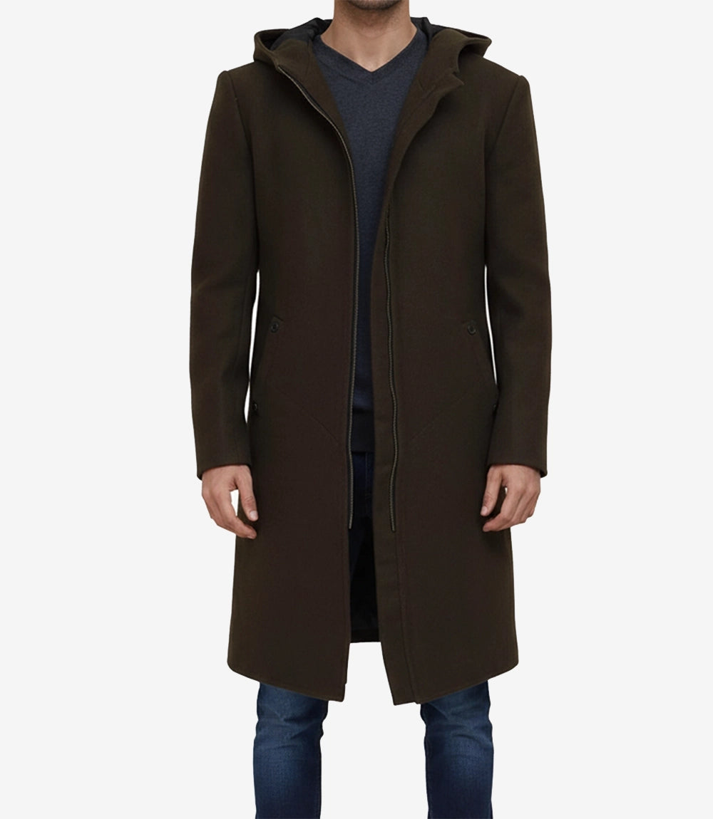 Homme Manteau En Laine