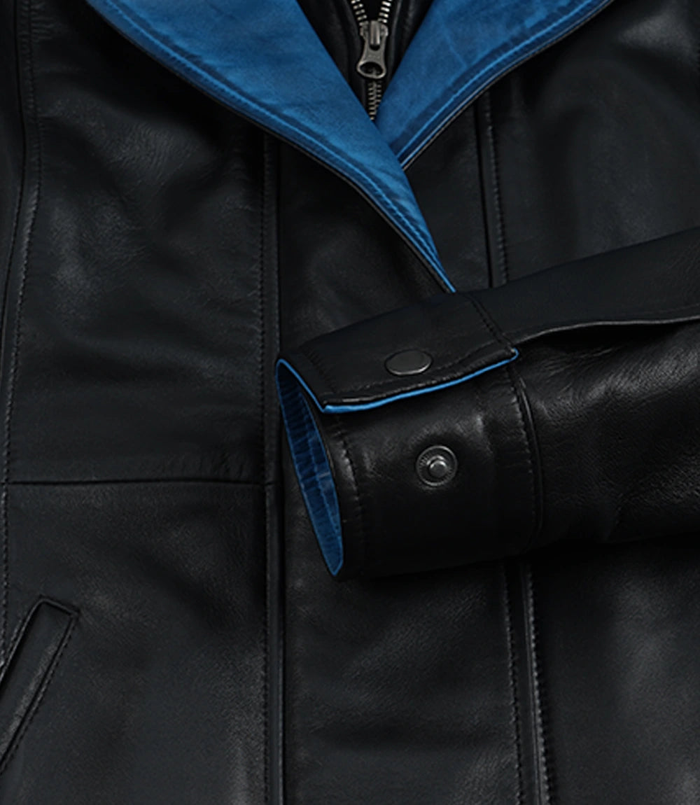 Femmes Bleu Intérieur Revers